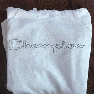 CHAMPION HOODIE White/Grey